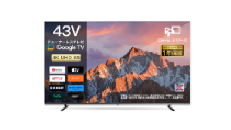 FPD チューナーレステレビ 43V型 4K